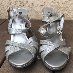 Silver Sparkly Heels